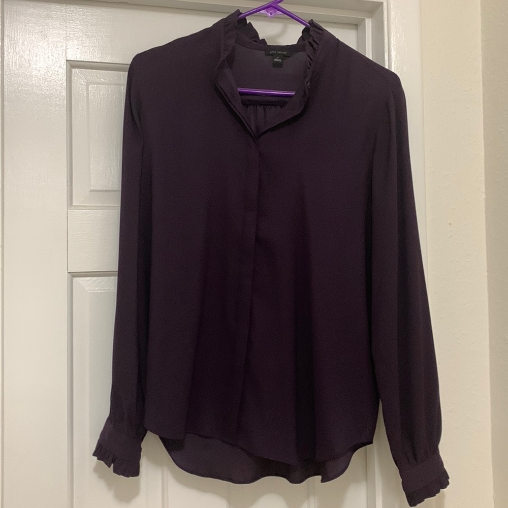 Ann Taylor Polyester Blouse S